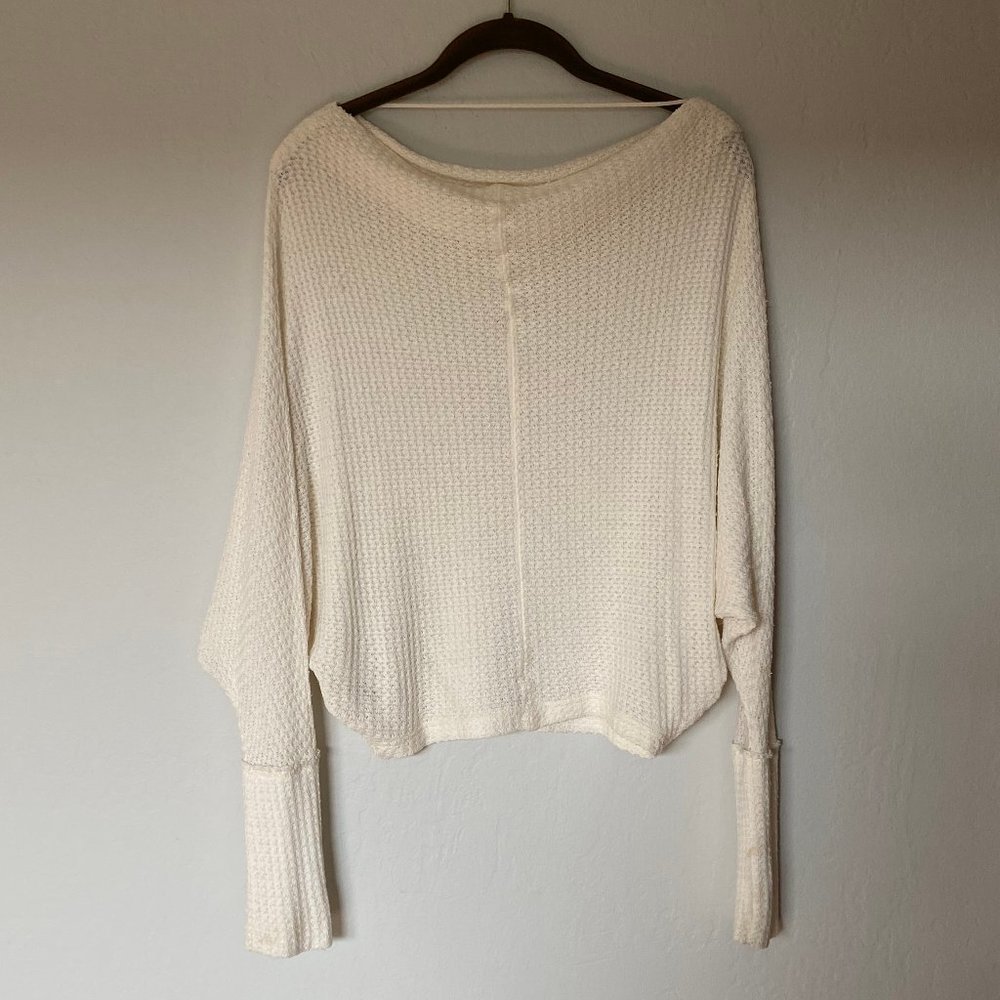 free people off-the-shoulder sweater - Picture 2 of 2